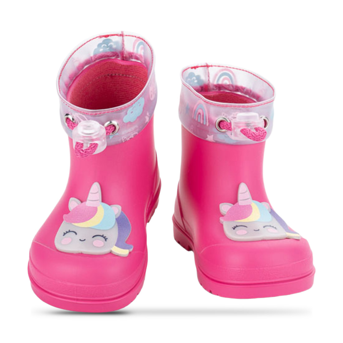 Botas de agua Igor de goma fuxia vista 4