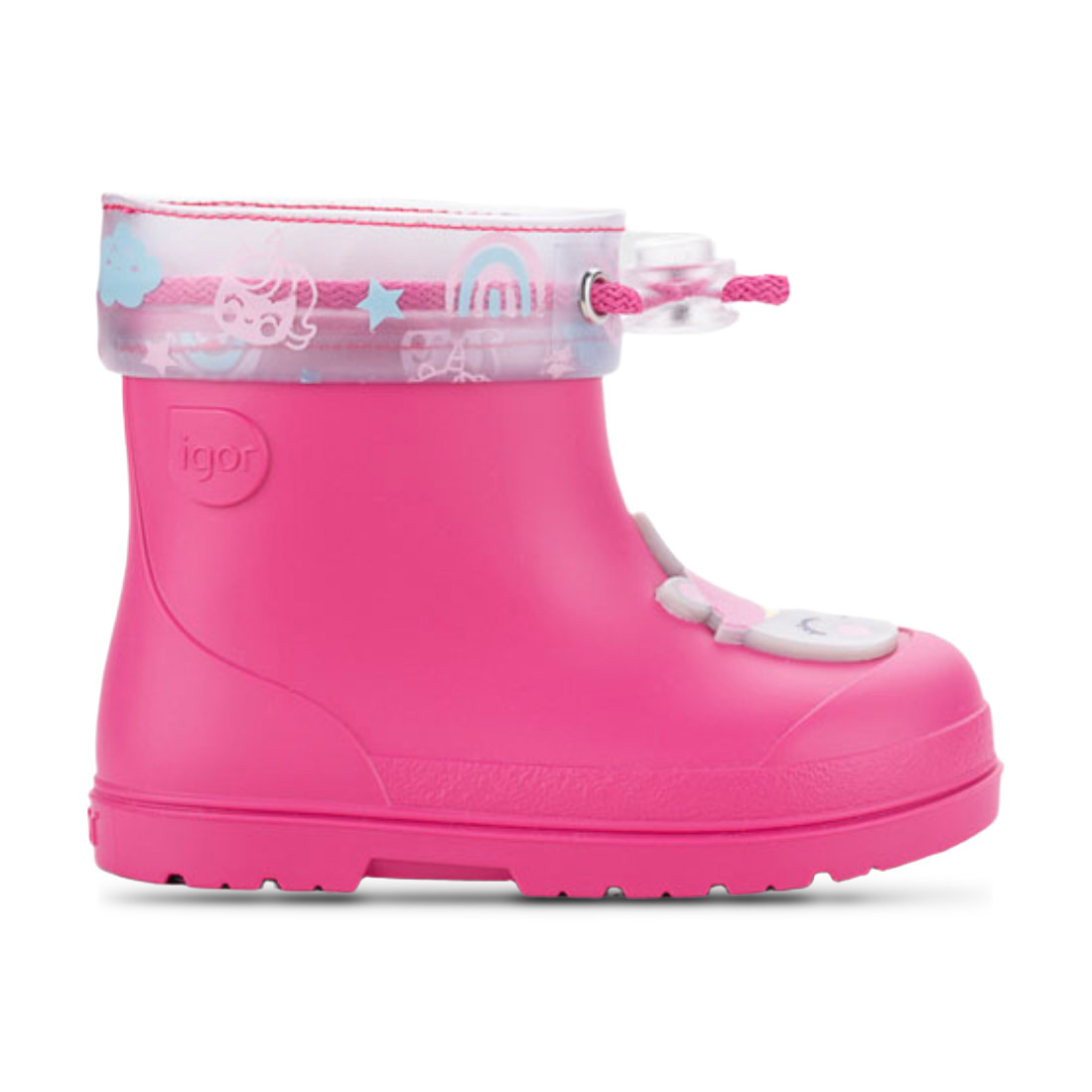 Botas de agua Igor de goma fuxia en color fuxia