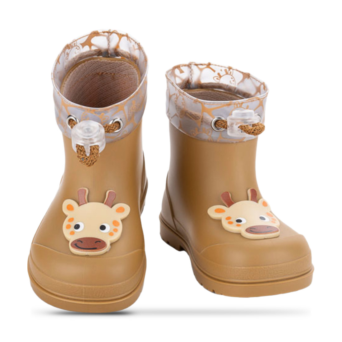 Botas de agua Igor jirafa mostaza vista 4