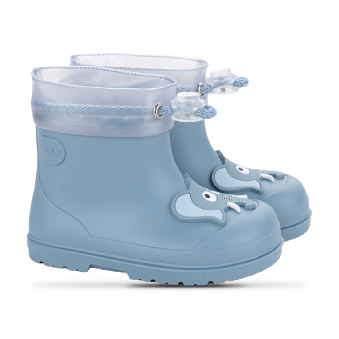 Botas de lluvia Igor azul de bebé vista 2