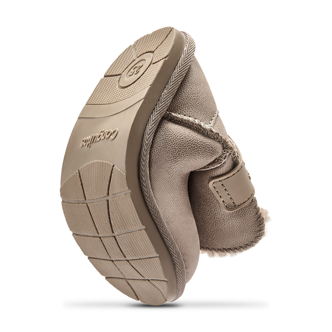 Botines Conguitos taupe vista 2