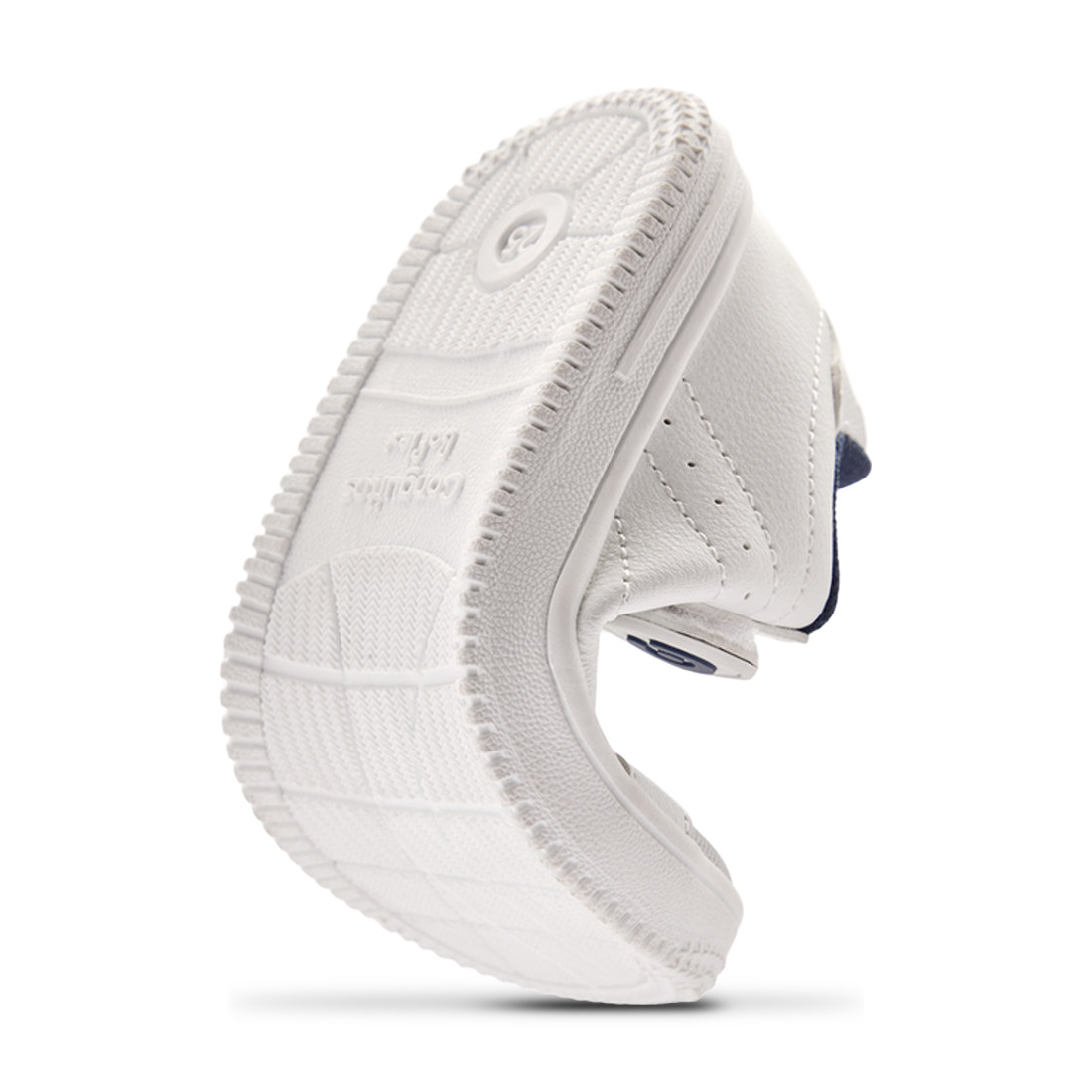 Deportivas Conguitos con velcro blanco y azul vista 2