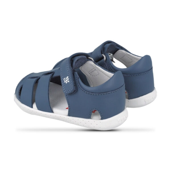Sandalias Barefoot Cerrada Piel Biomecanics Marino