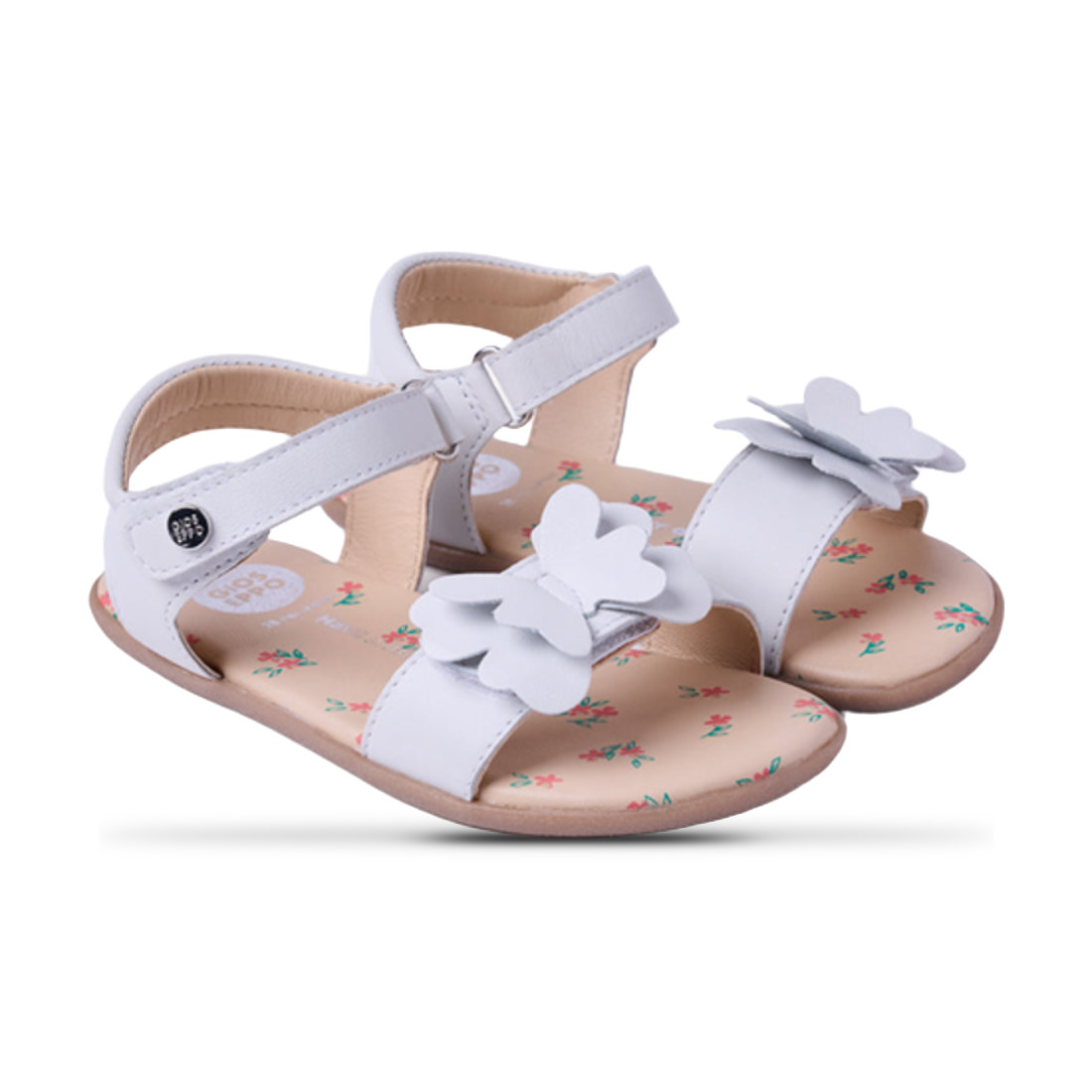 Sandalias niña Gioseppo Mariposa blanco vista 2