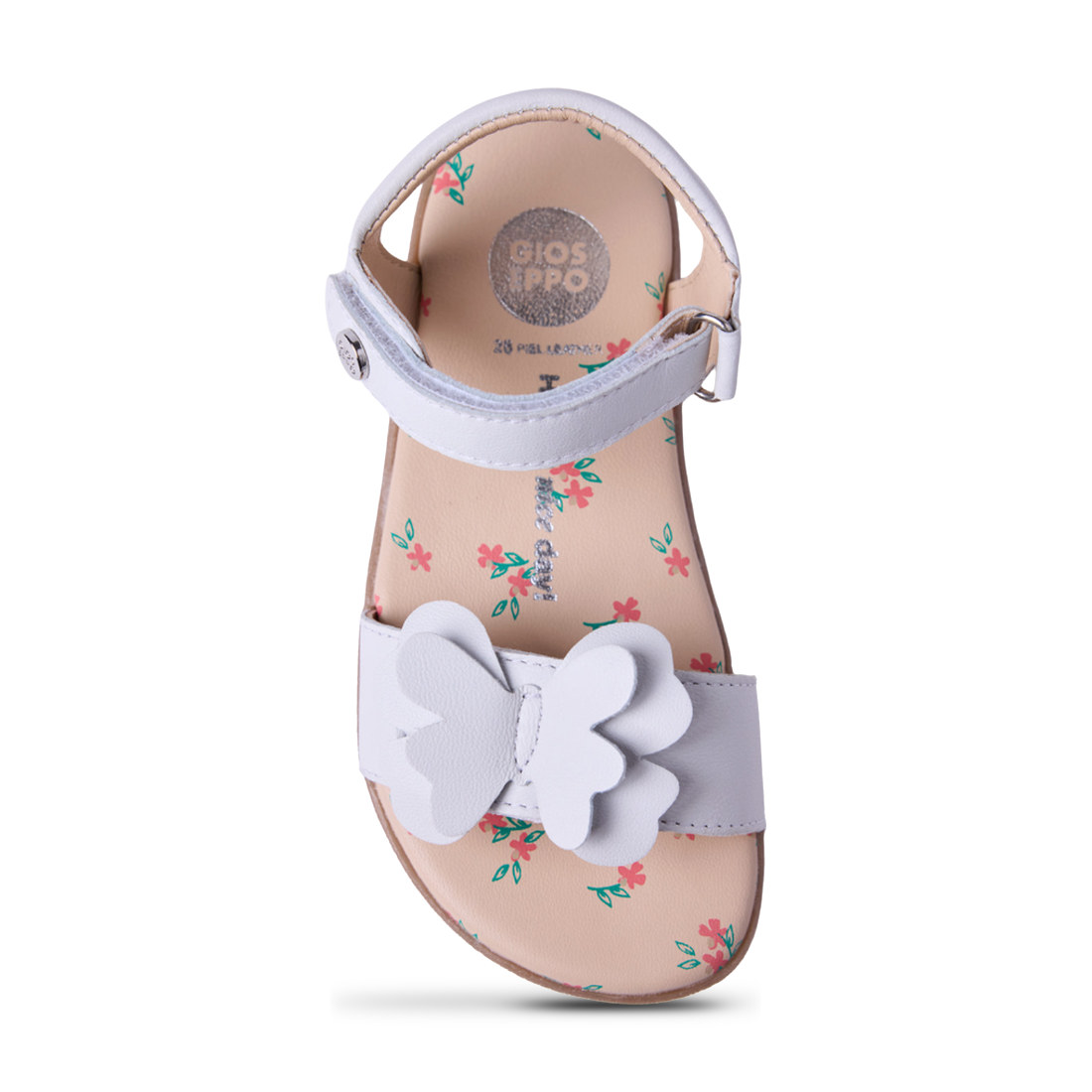Sandalias niña Gioseppo Mariposa blanco vista 3